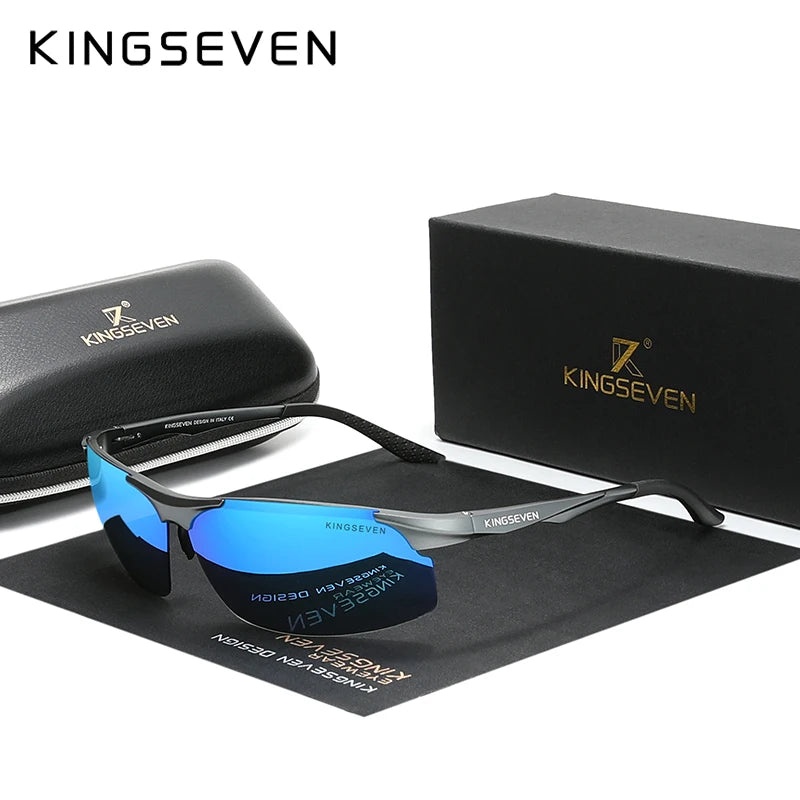 Óculos de Sol Masculino KINGSEVEN - Performance e Estilo para Qualquer Aventura!